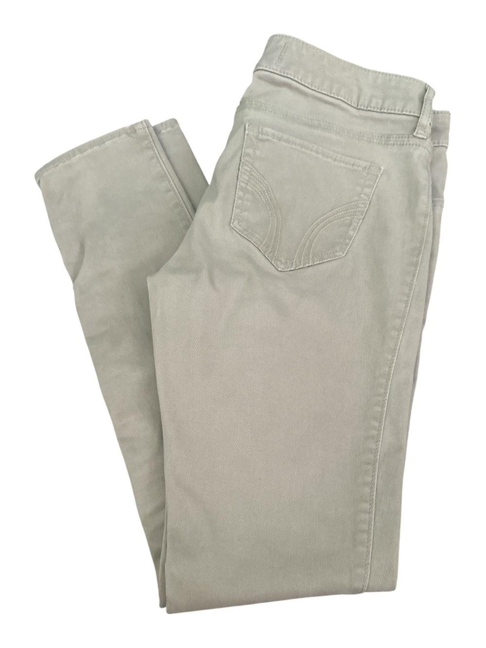 Hollister Women's Pale Gray Skinny Jeans